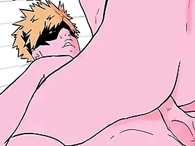 Bakugo tiene sexo anal a pelo sweep midoriya (my swashbuckler academia cosplay) bucle