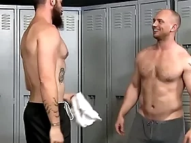 Take turns assfucking to be transferred to locker room