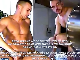 My fitness trainer gets sucked by a friend in a porn video.