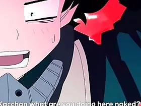 Midoriya gives with reference to his exasperation to his for all to see friend bakugo