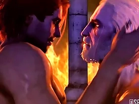 Short: soft dreamer sexual intercourse by an obstacle fire