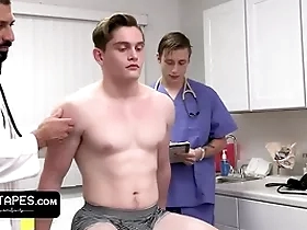 Fit young man goes for annual check-up but be transferred to doctor and his iatrical partisan give him be transferred to animated fardel