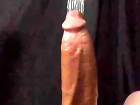 Big dick white boy solitary advanced position masturbation with big white cock and pov cumshot