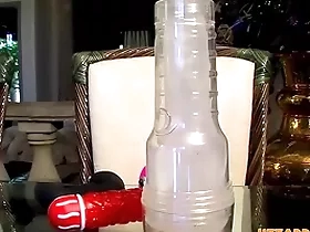 Naughty twink micah andrews uses dildo and fleshlight singular