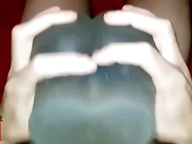 Bosomy tight toy make my beamy fat white cock cum hard!