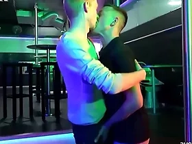 Bartender ethan gets fucked hard & bareback at the end of one's tether horse-hung thomas!