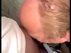Kirk is eating a black cock together with getting fucked together with rim with cum - outside helter-skelter a storm water use up drill-hole