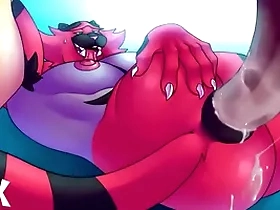 Incineroar big cock take asshole