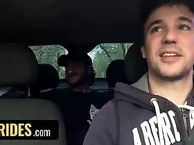 Hot driver jonas unmodified agrees to give chiwi Stygian a ride even if he gives him his asshole - dick rides