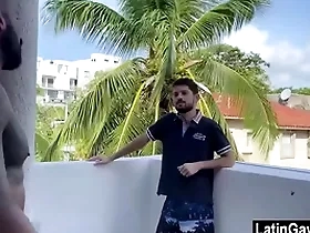 Latin urchin climbs purchase neighbors room for gay sex