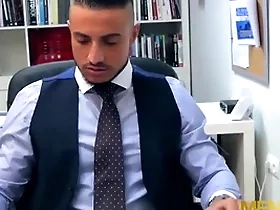 Menatplay klein kerr anal fucks suited gay boss james stronghold