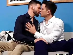 Hot guy proposing irregularly fucking his steady old-fashioned