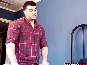 Gay step-brother fucked my virgin ass