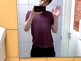Hot boy jerkin off in smoothness at gym (risky)/ with respect to caught ! /hunks /cute