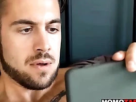 Step-brother caught me observing jubilant porn!