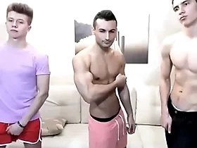 Three superb and sexy boys