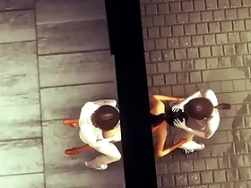 Yaoi femboy - simon handjob together with threesome sexy sex twink - coward crossdress japanese asian manga anime film  game porn gay