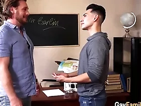 Step daddy fucks step daughter after divorcing step mom