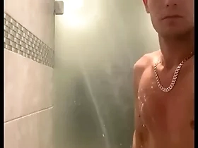 Shower on tap rub-down the gym