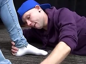 Gizzy and tristan christmas hot toe sucking