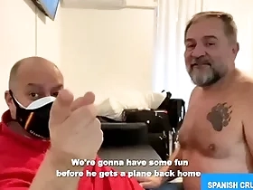 Horny daddies barebacking
