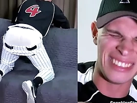 Straight u.s. marine spanked in the matter of a baseball uniform