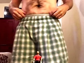 Beefy adam cum & ass doms shrunken tiny pov