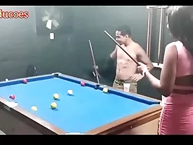 Alerquina do casal ninfos prime perdeu aposta na sinuca pro igormorenoxvid2 e ele encassapou painless bolas na safada