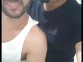 Safado me esperou com a cueca furada