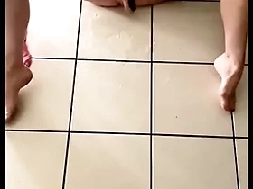 Young and pretty girl caresses and squirts hard in her breathing room like a broad in the beam slut waiting to be fucked, she pisses everywhere with a acting squirt