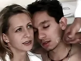 Hermaphroditical foursome fuck action on tap get under one's doctor's