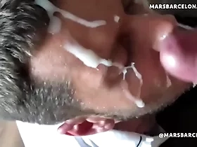 Amateur huge cum insusceptible to light facial compilation with fat dicks