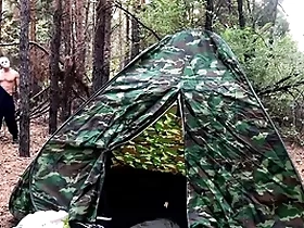 Masked villain fucks tired new chum to tent / horror porn / russian joyous